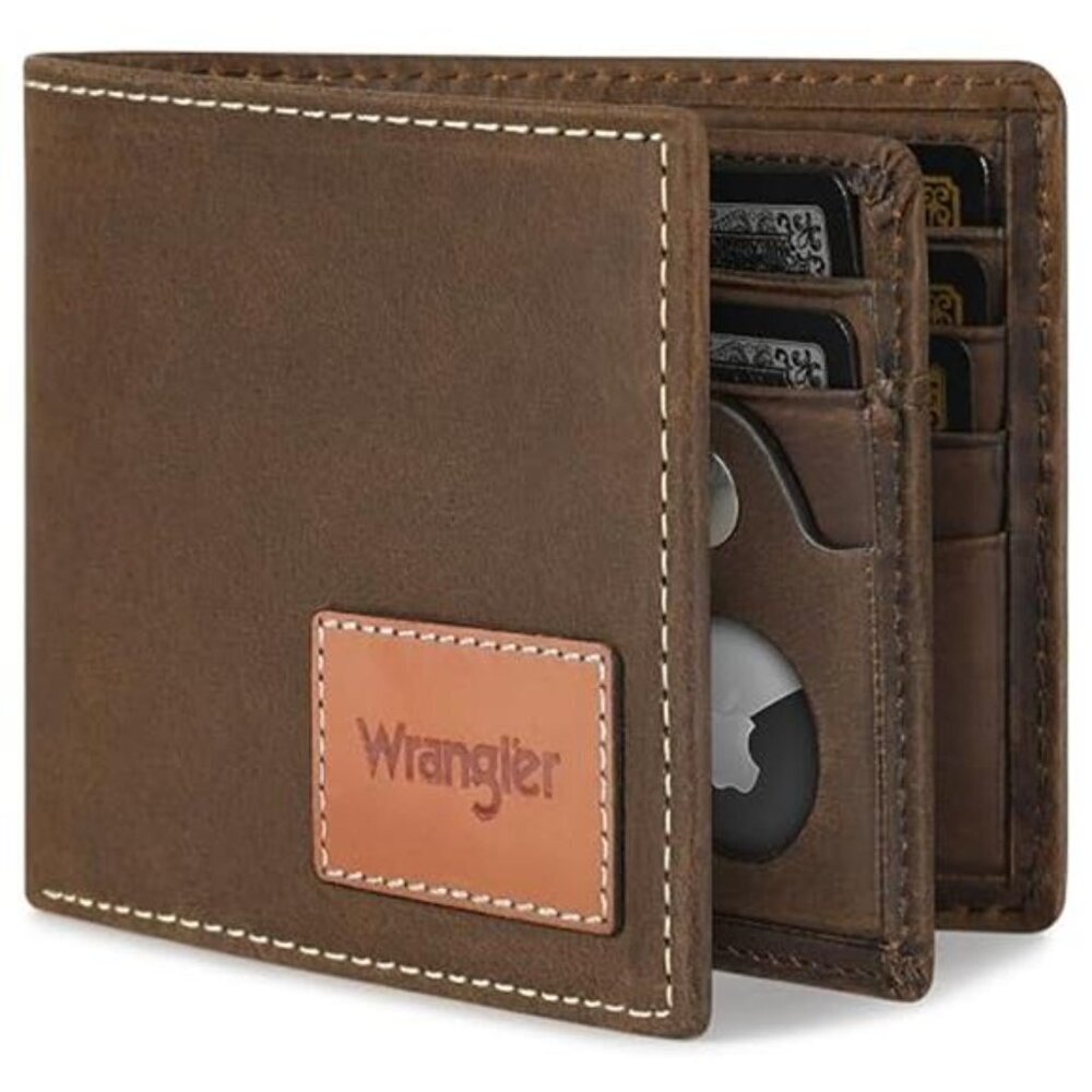 Bifold Wallet for Men RFID Blocking AirTag